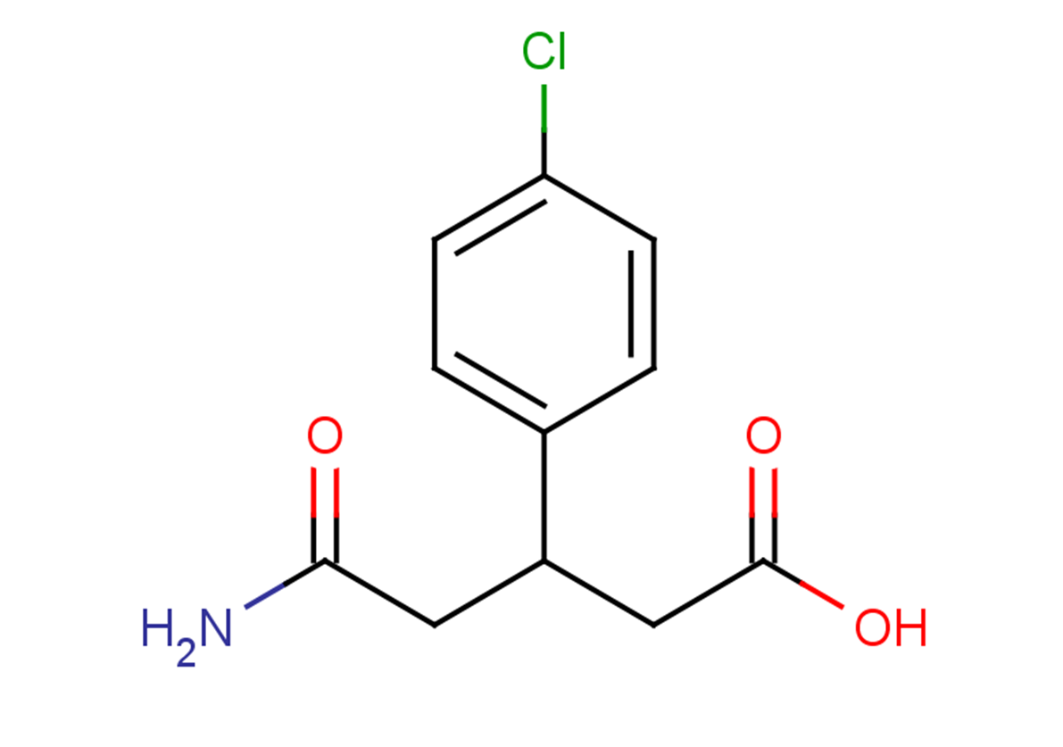 4-carbamoyl-3-(4-chlorophenyl)butanoic acid