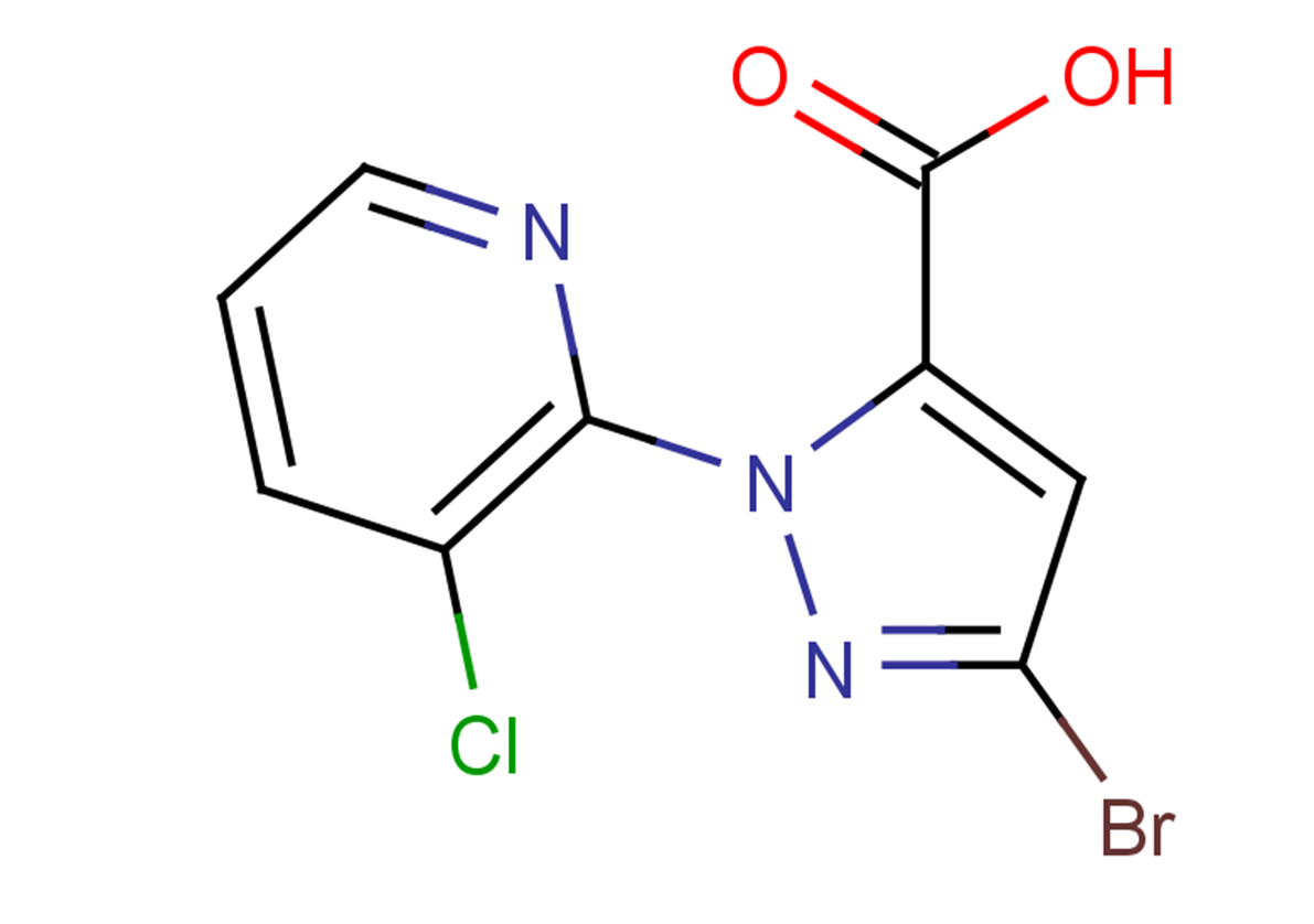 3-bromo-1-(3-chloropyridin-2-yl)-1H-pyrazole-5-carboxylic acid
