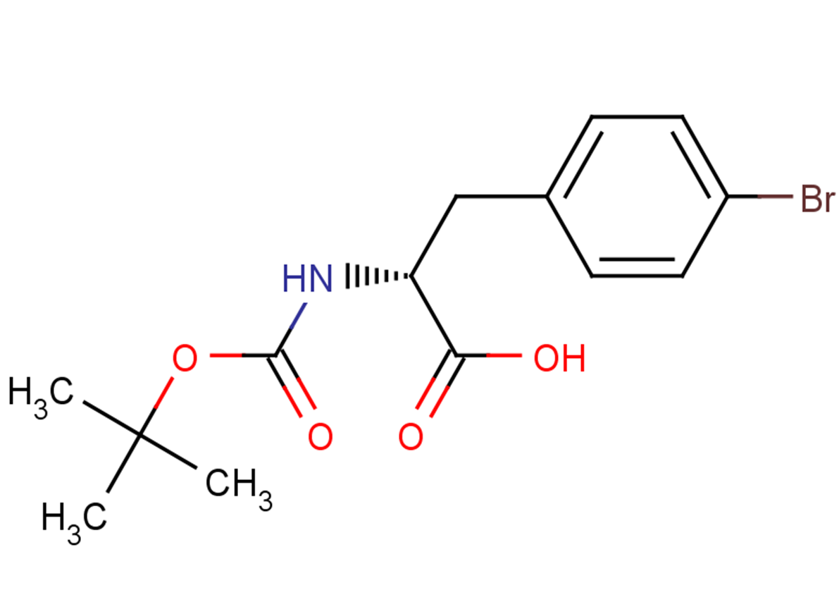 (2R)-3-(4-bromophenyl)-2-{[(tert-butoxy)carbonyl]amino}propanoic acid