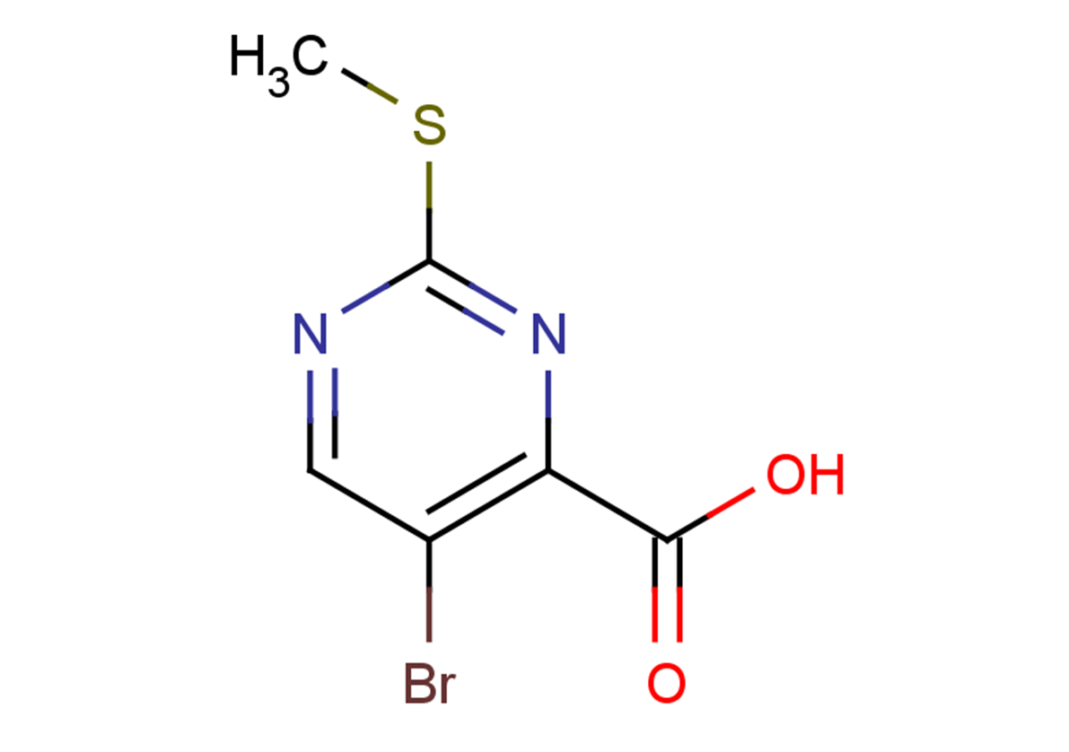 5-bromo-2-(methylsulfanyl)pyrimidine-4-carboxylic acid