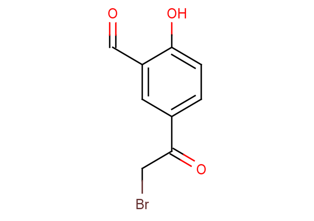 5-(2-bromoacetyl)-2-hydroxybenzaldehyde