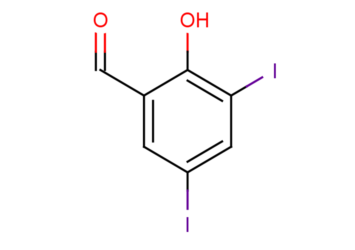 2-hydroxy-3,5-diiodobenzaldehyde