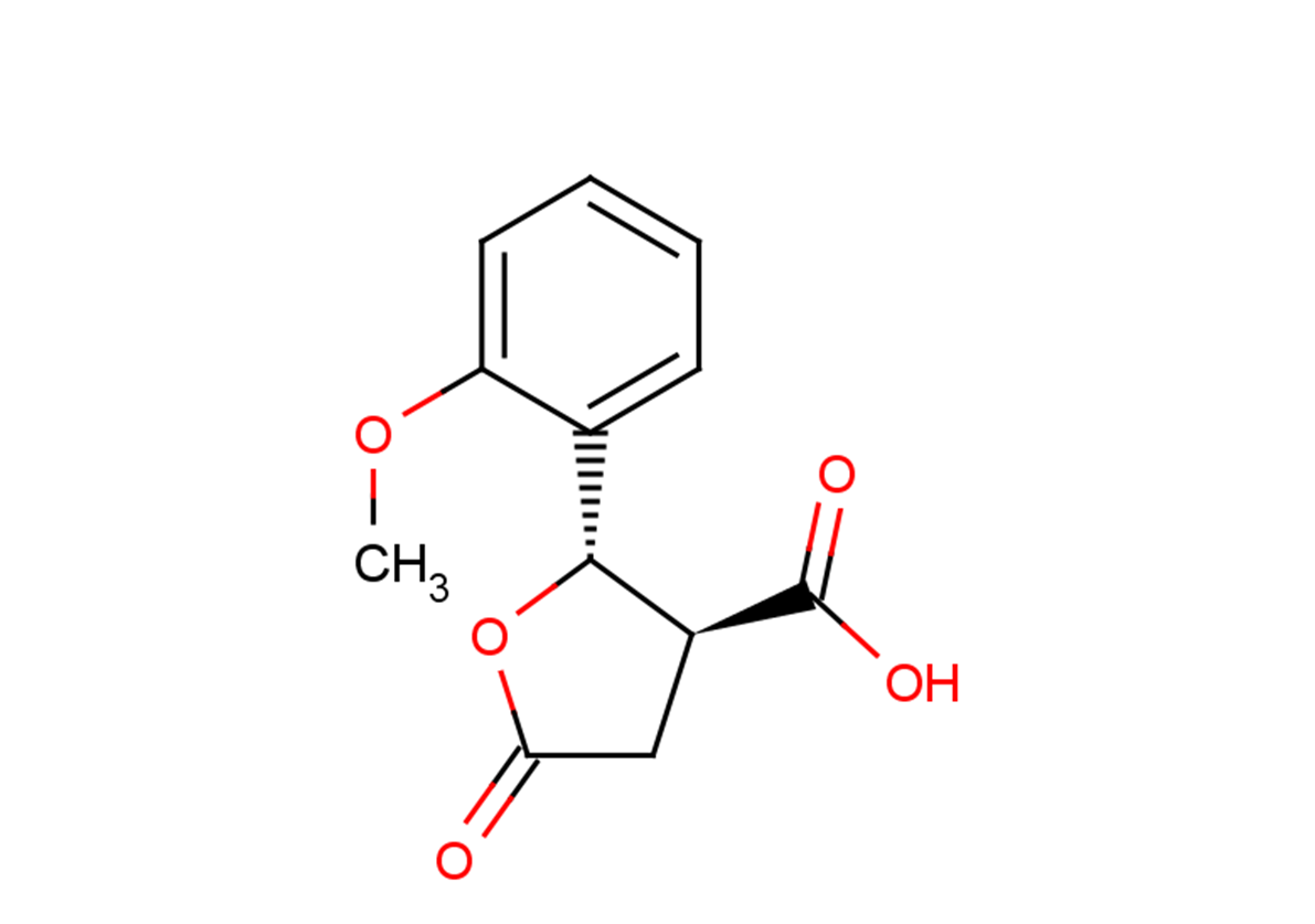 (2S,3S)-2-(2-methoxyphenyl)-5-oxooxolane-3-carboxylic acid