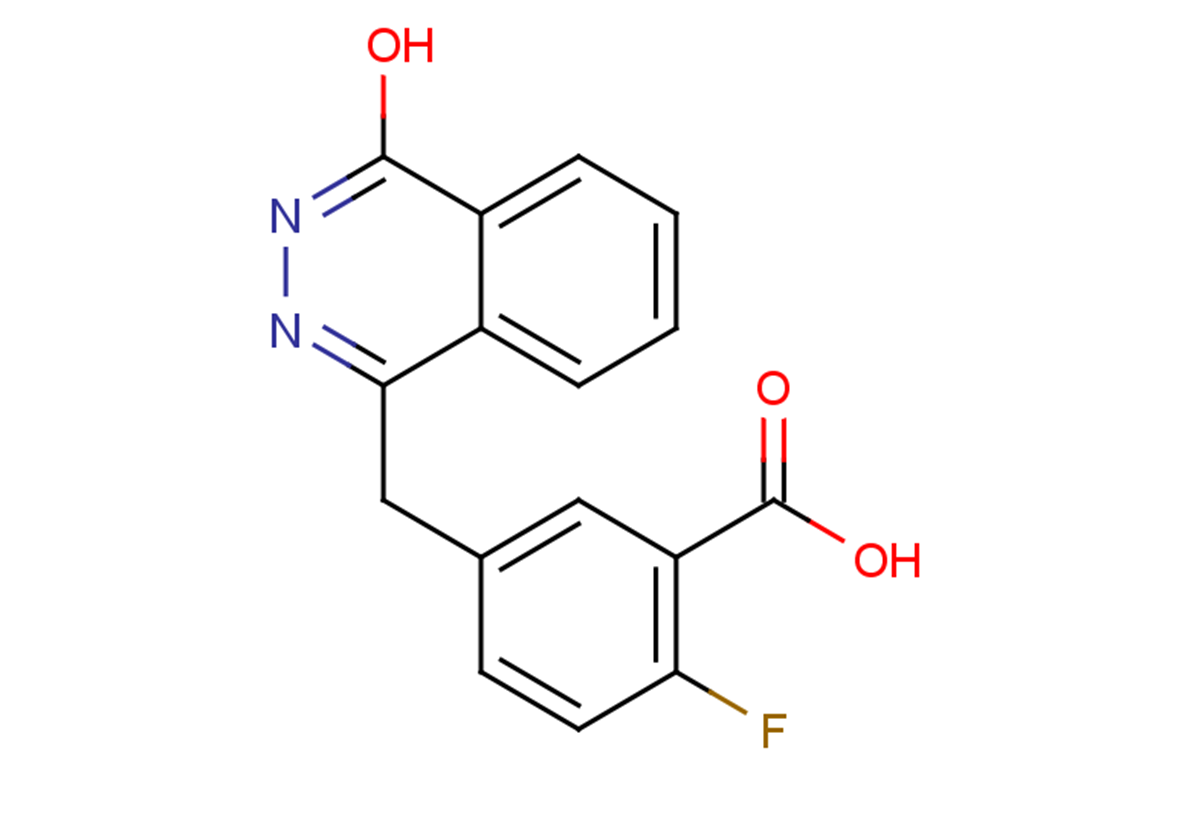 2-fluoro-5-[(4-hydroxyphthalazin-1-yl)methyl]benzoic acid