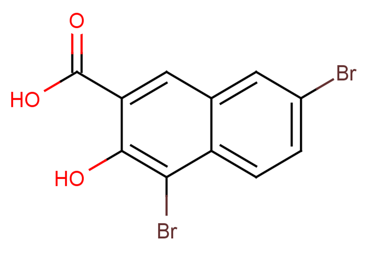 4,7-dibromo-3-hydroxynaphthalene-2-carboxylic acid