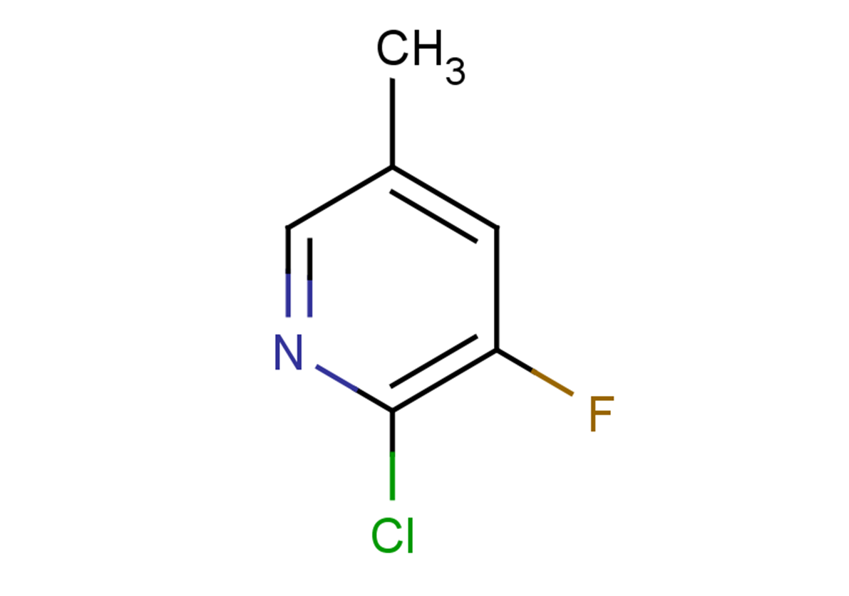 2-chloro-3-fluoro-5-methylpyridine