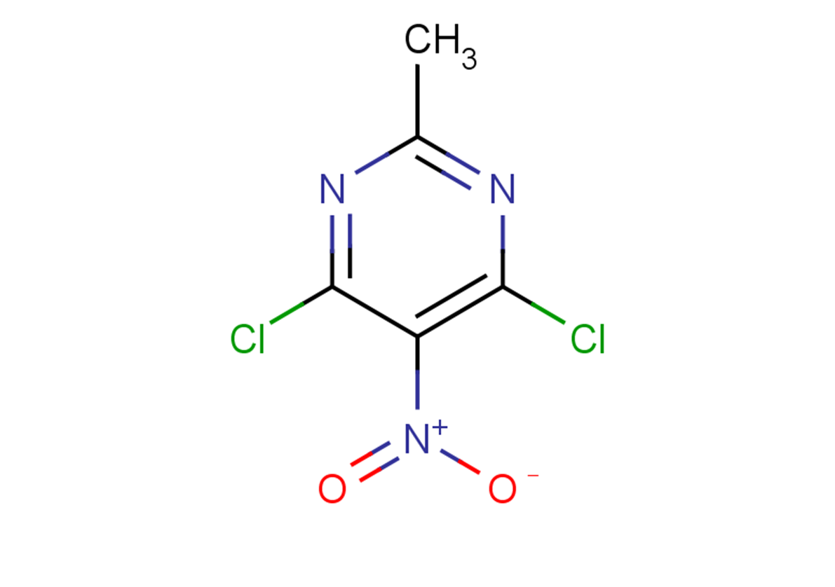 4,6-dichloro-2-methyl-5-nitropyrimidine