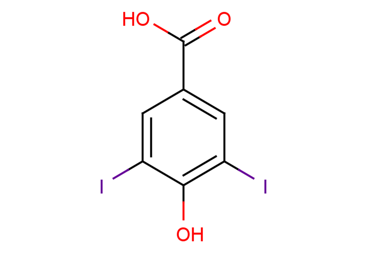 4-hydroxy-3,5-diiodobenzoic acid