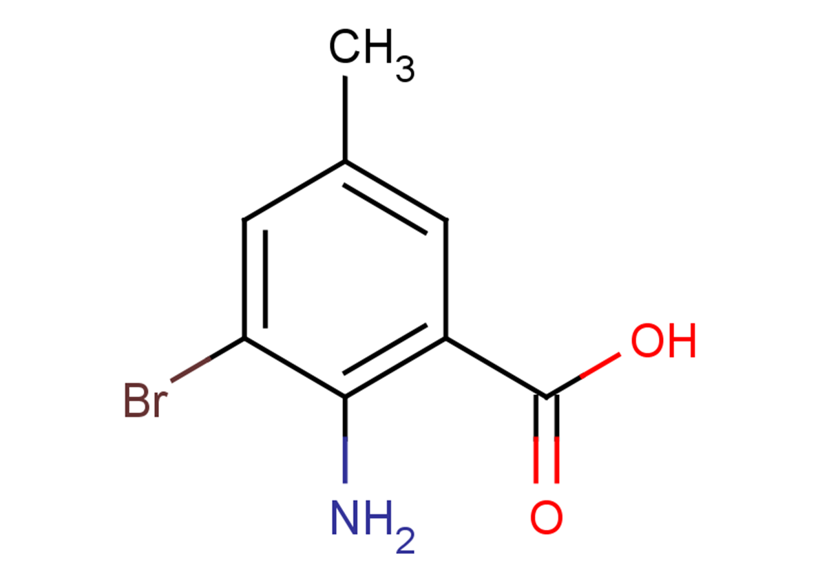 2-amino-3-bromo-5-methylbenzoic acid