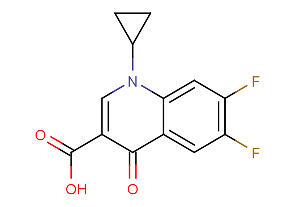 1-cyclopropyl-6,7-difluoro-4-oxo-1,4-dihydroquinoline-3-carboxylic acid