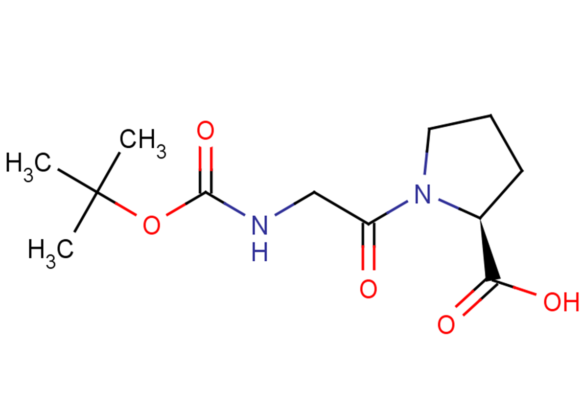 (2S)-1-(2-{[(tert-butoxy)carbonyl]amino}acetyl)pyrrolidine-2-carboxylic acid