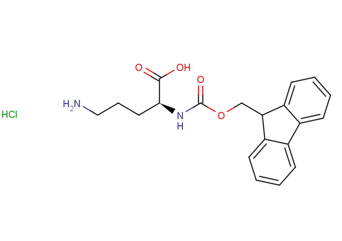 (2S)-5-amino-2-{[(9H-fluoren-9-ylmethoxy)carbonyl]amino}pentanoic acid hydrochloride