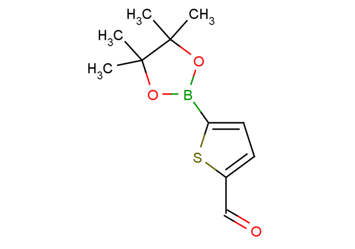 5-(4,4,5,5-tetramethyl-1,3,2-dioxaborolan-2-yl)thiophene-2-carbaldehyde