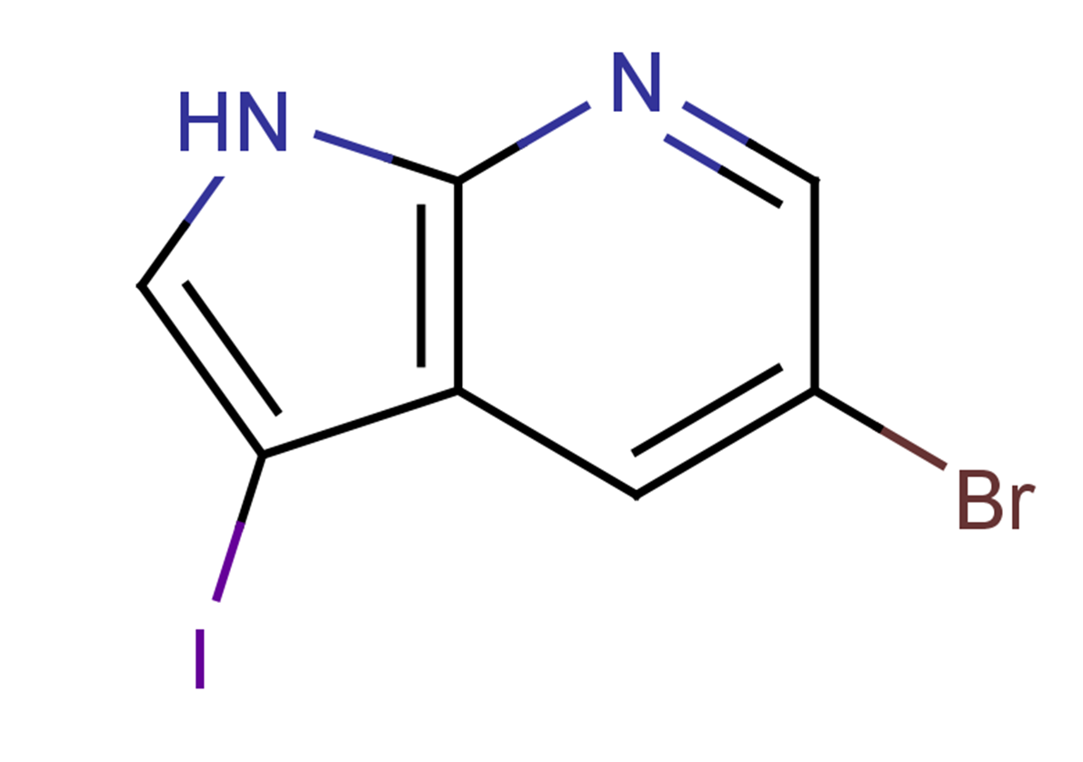 5-bromo-3-iodo-1H-pyrrolo[2,3-b]pyridine