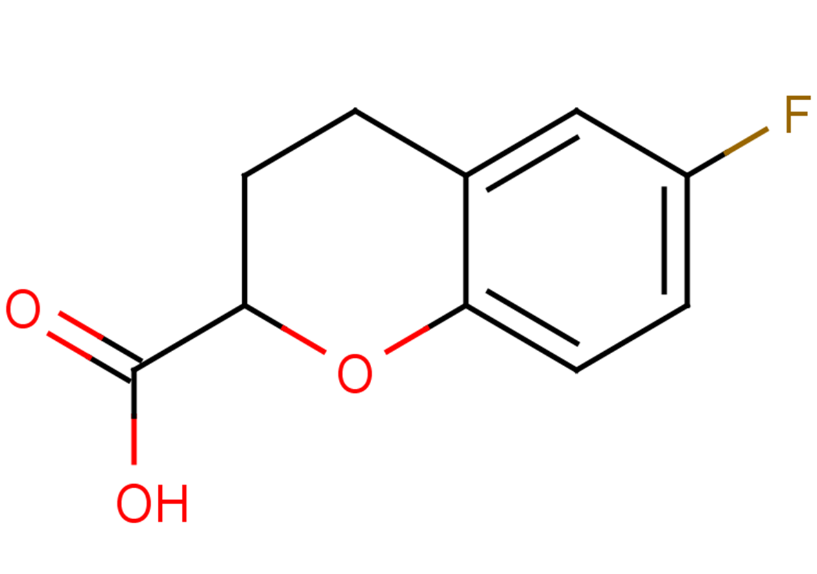 6-fluoro-3,4-dihydro-2H-1-benzopyran-2-carboxylic acid