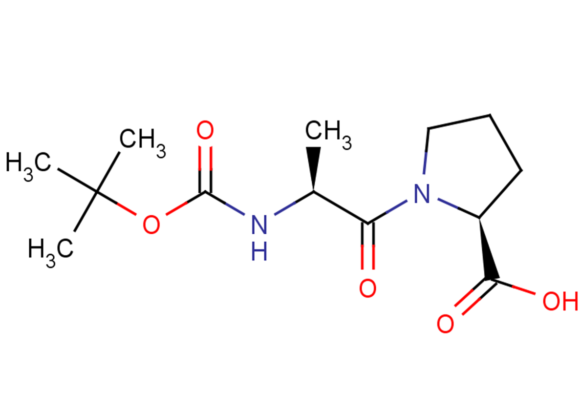 (2S)-1-[(2S)-2-{[(tert-butoxy)carbonyl]amino}propanoyl]pyrrolidine-2-carboxylic acid