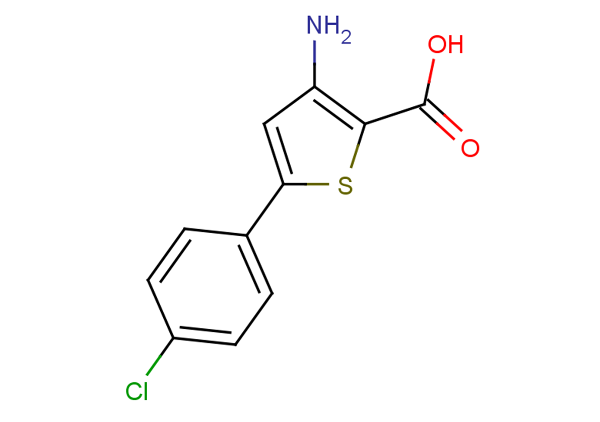 3-amino-5-(4-chlorophenyl)thiophene-2-carboxylic acid