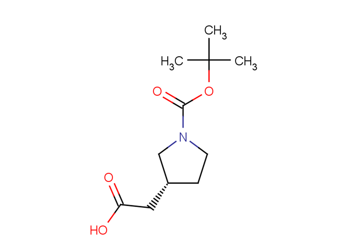 2-[(3R)-1-[(tert-butoxy)carbonyl]pyrrolidin-3-yl]acetic acid