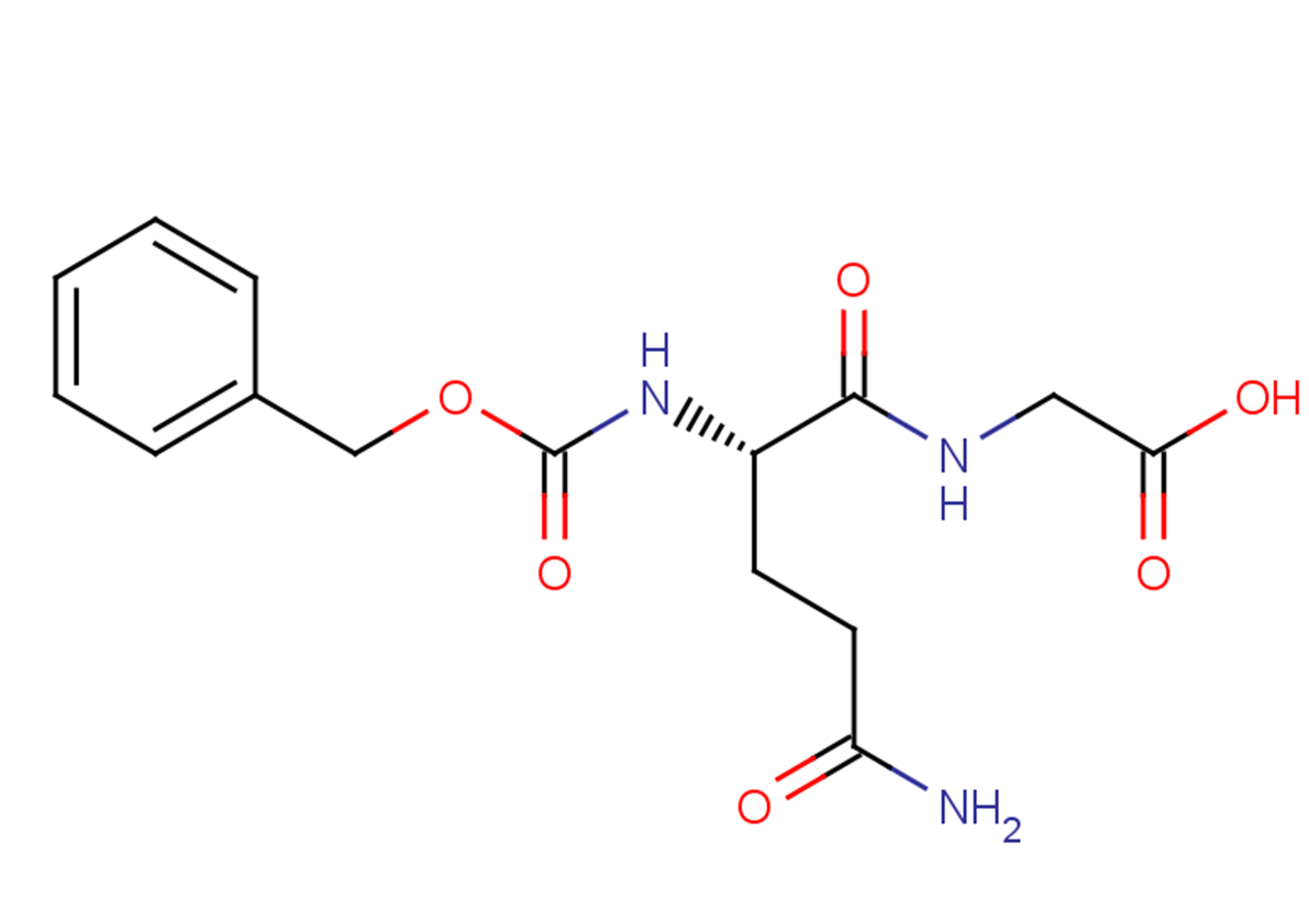 2-[(2S)-2-{[(benzyloxy)carbonyl]amino}-4-carbamoylbutanamido]acetic acid