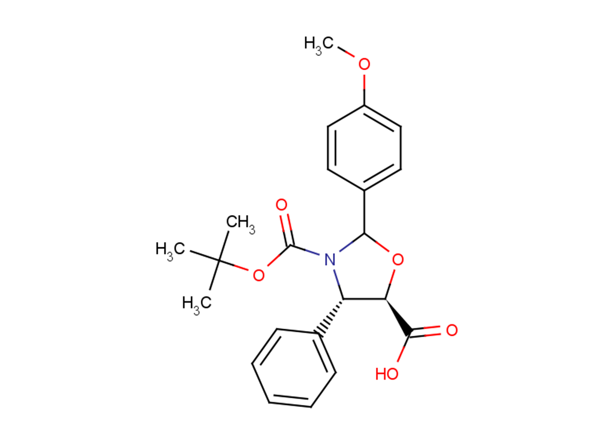 (4S,5R)-3-[(tert-butoxy)carbonyl]-2-(4-methoxyphenyl)-4-phenyl-1,3-oxazolidine-5-carboxylic acid