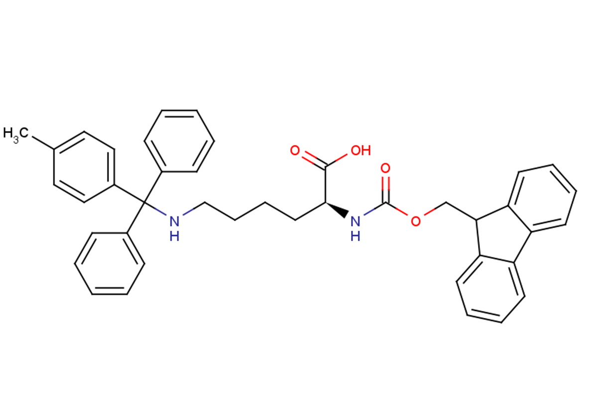 (2S)-2-{[(9H-fluoren-9-ylmethoxy)carbonyl]amino}-6-{[(4-methylphenyl)diphenylmethyl]amino}hexanoic acid