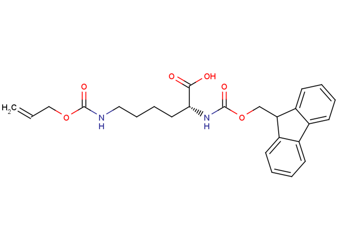 (2R)-2-{[(9H-fluoren-9-ylmethoxy)carbonyl]amino}-6-{[(prop-2-en-1-yloxy)carbonyl]amino}hexanoic acid