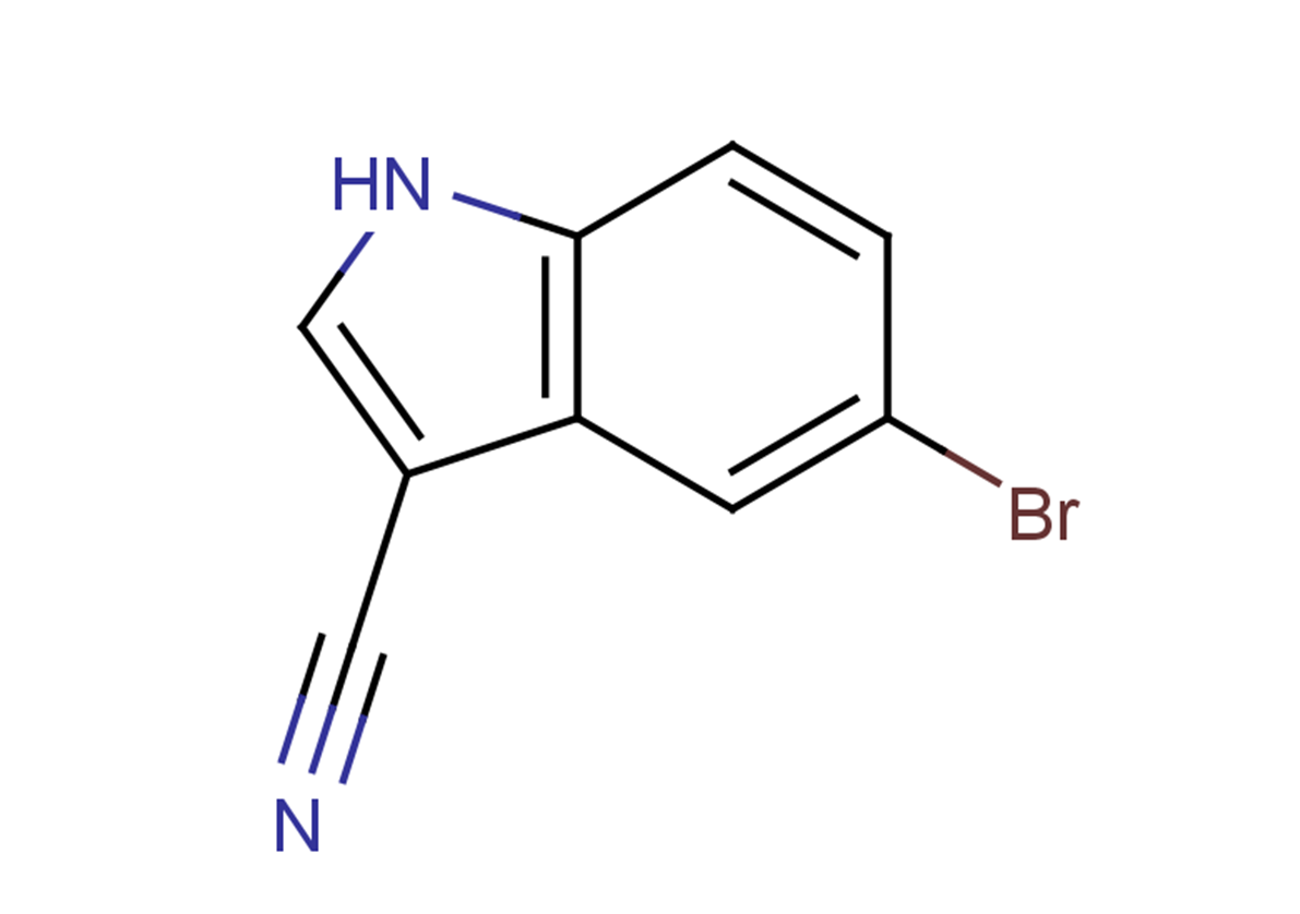 5-bromo-1H-indole-3-carbonitrile