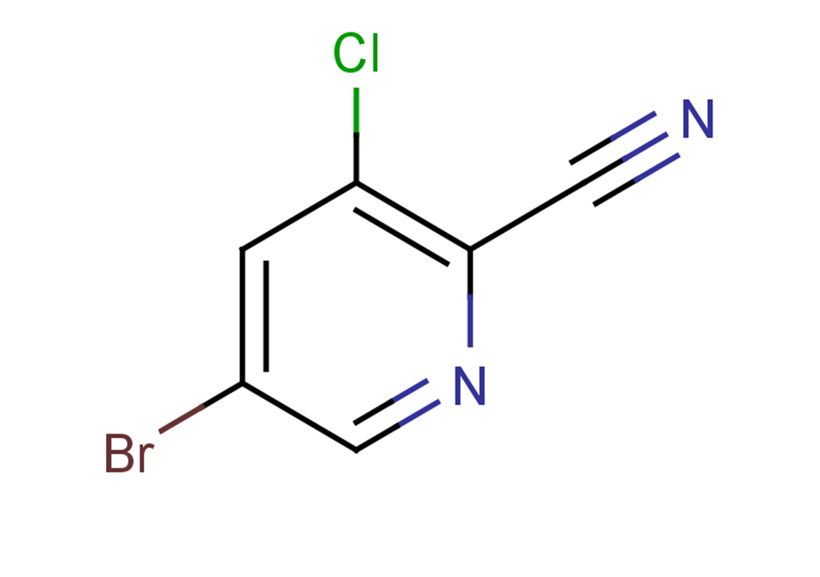 5-bromo-3-chloropyridine-2-carbonitrile