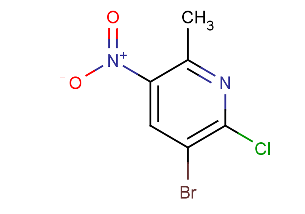 3-bromo-2-chloro-6-methyl-5-nitropyridine