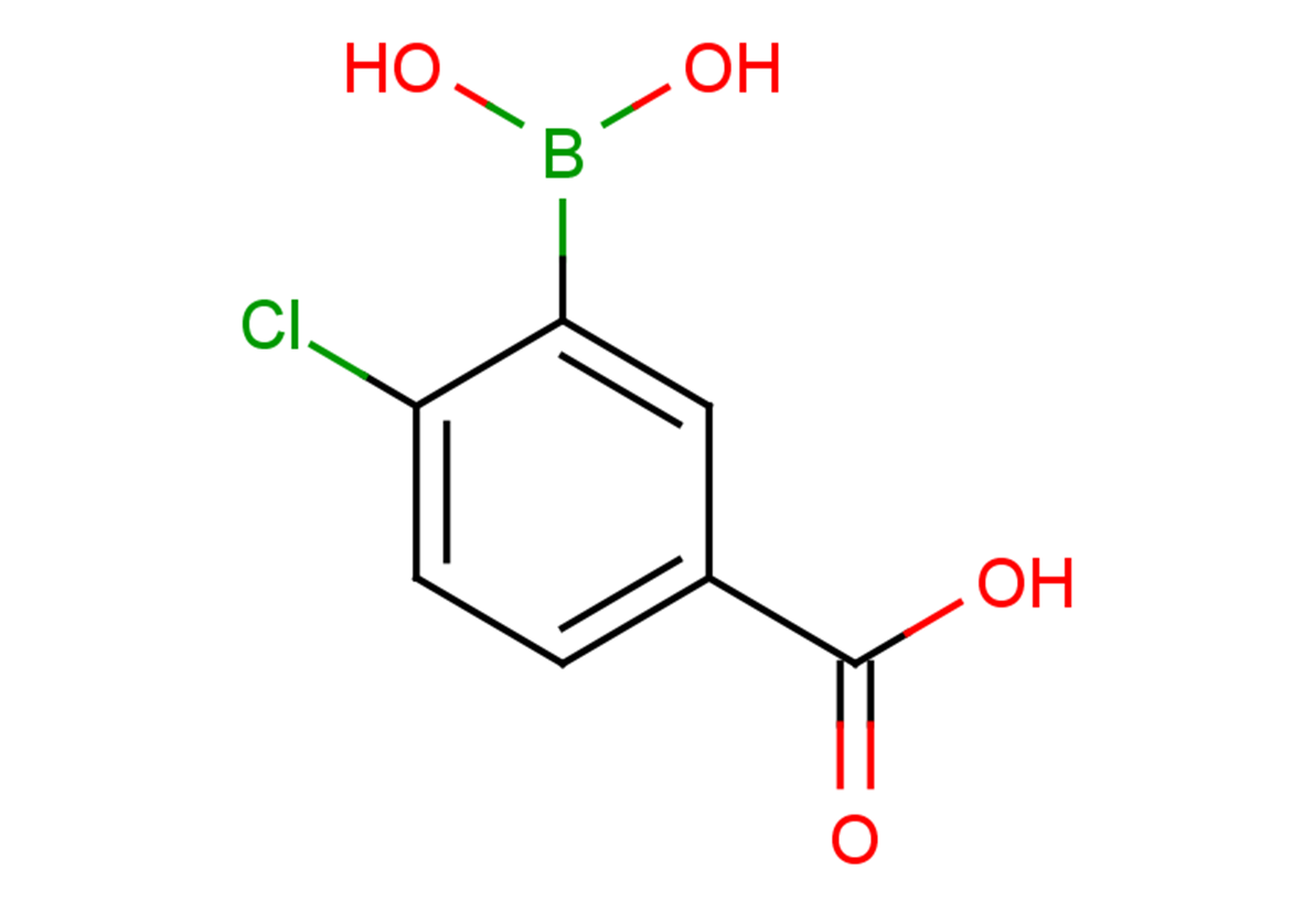 4-chloro-3-(dihydroxyboranyl)benzoic acid