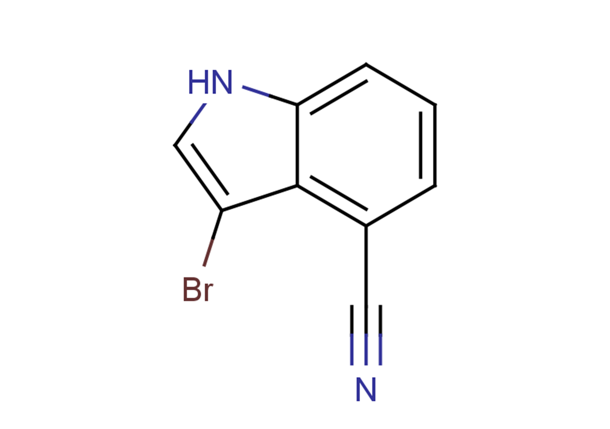 3-bromo-1H-indole-4-carbonitrile