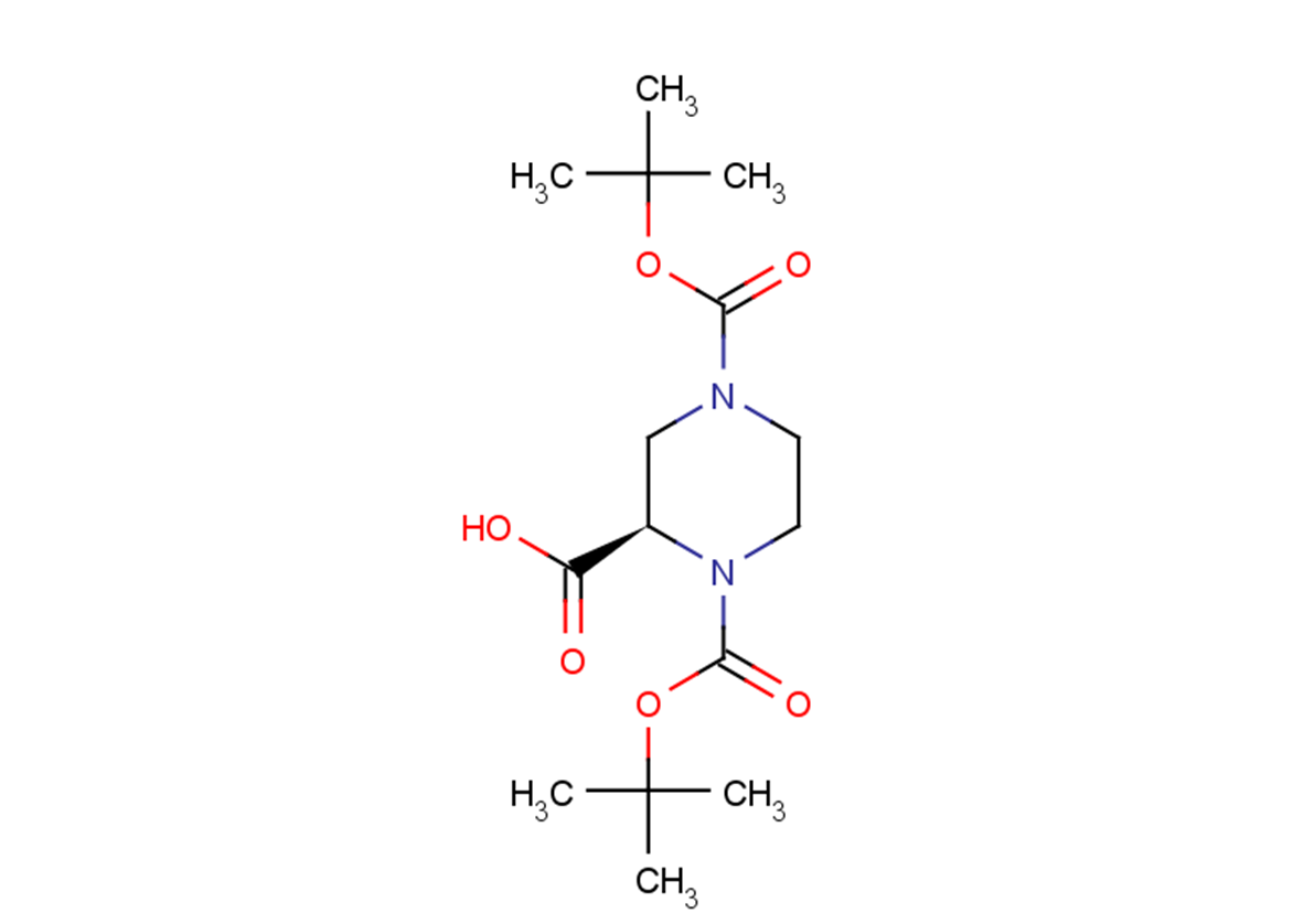 (2R)-1,4-bis[(tert-butoxy)carbonyl]piperazine-2-carboxylic acid