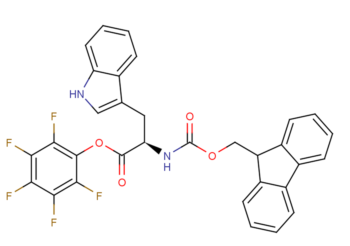 2,3,4,5,6-pentafluorophenyl (2R)-2-{[(9H-fluoren-9-ylmethoxy)carbonyl]amino}-3-(1H-indol-3-yl)propanoate