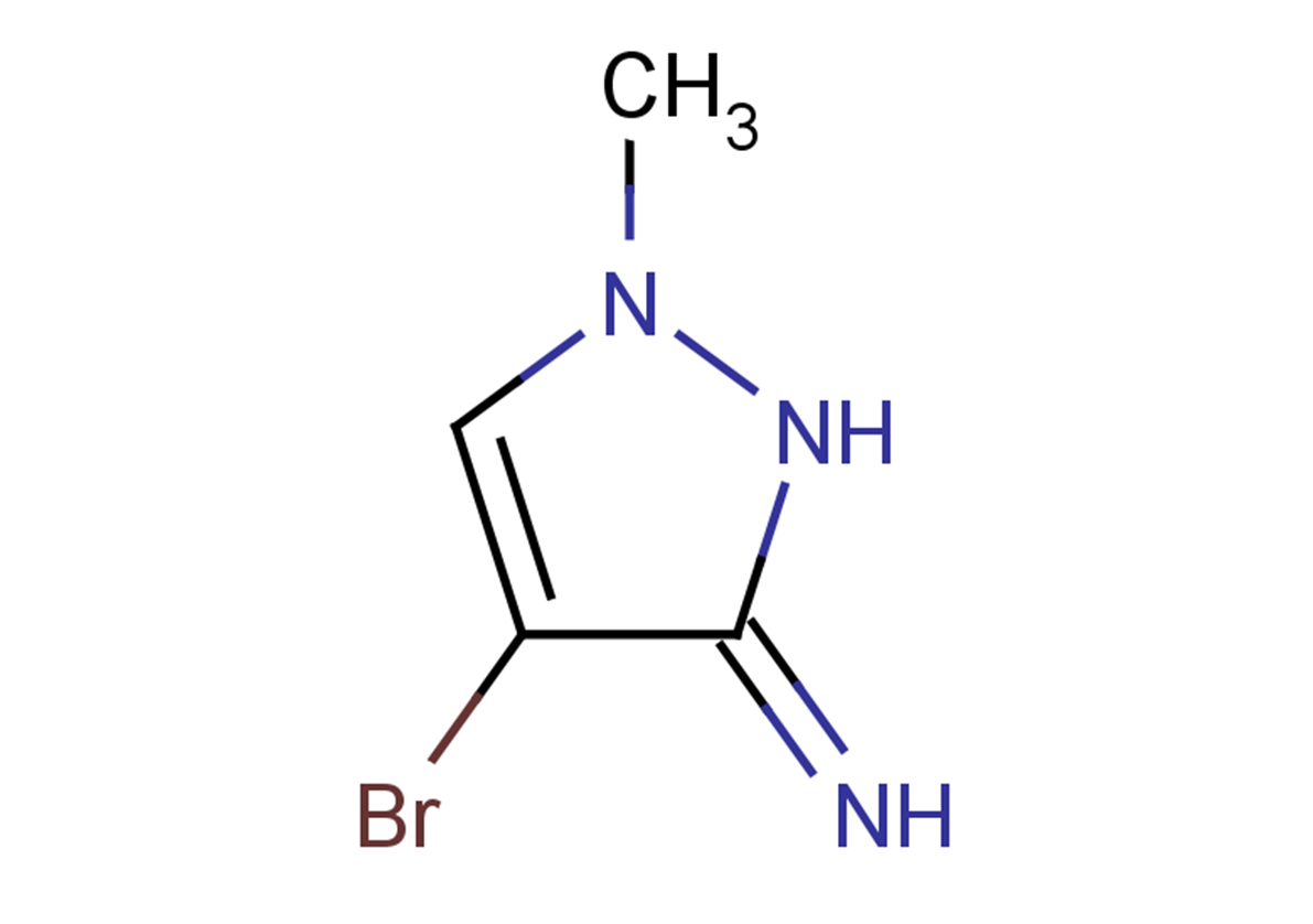 4-bromo-1-methyl-2,3-dihydro-1H-pyrazol-3-imine