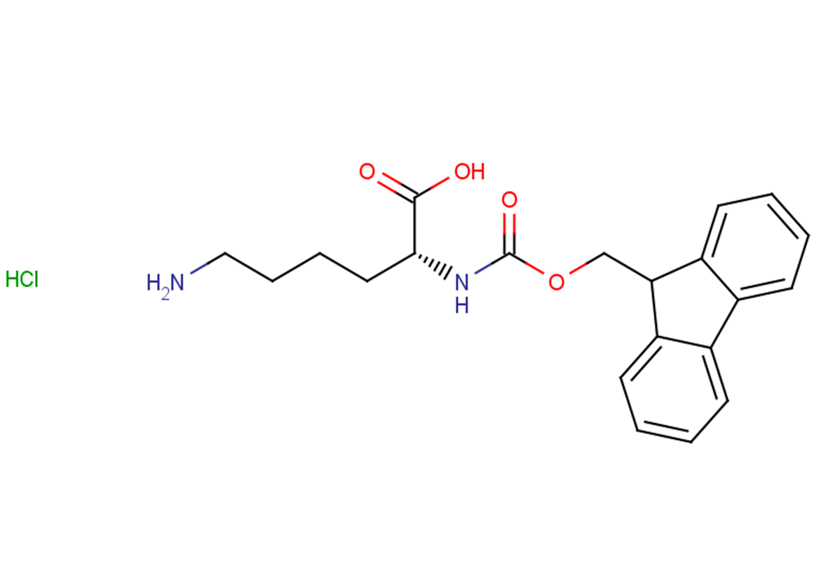 (2R)-6-amino-2-{[(9H-fluoren-9-ylmethoxy)carbonyl]amino}hexanoic acid hydrochloride