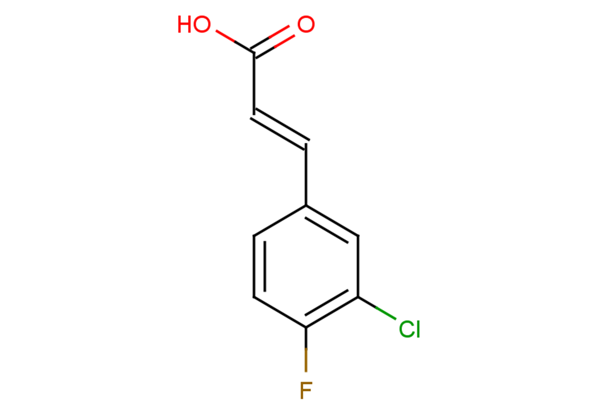 (2E)-3-(3-chloro-4-fluorophenyl)prop-2-enoic acid
