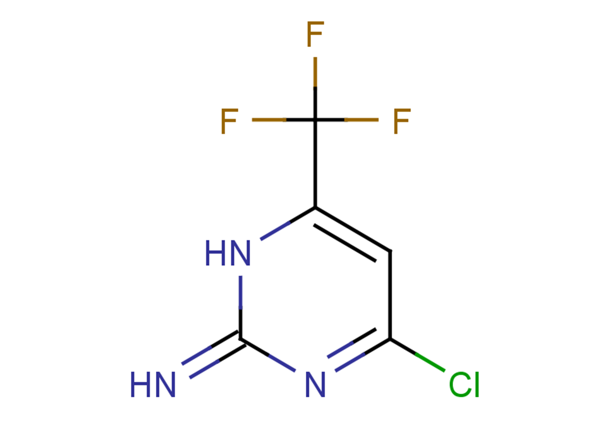 4-chloro-6-(trifluoromethyl)-1,2-dihydropyrimidin-2-imine