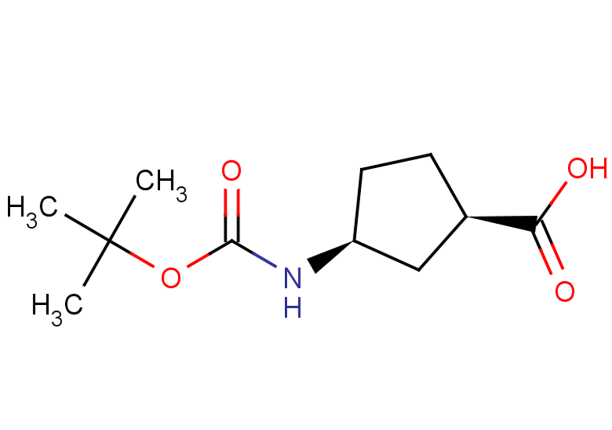(1R,3S)-3-{[(tert-butoxy)carbonyl]amino}cyclopentane-1-carboxylic acid