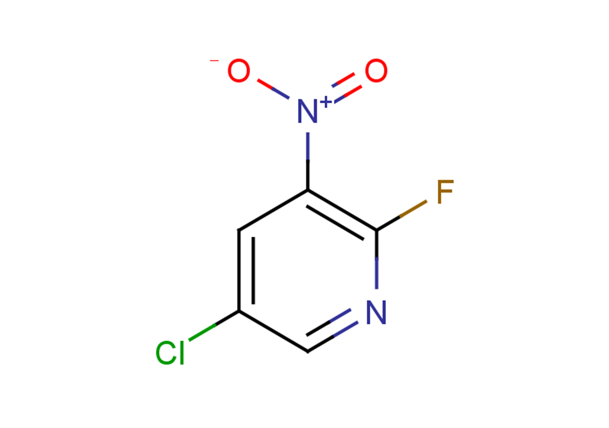 5-chloro-2-fluoro-3-nitropyridine