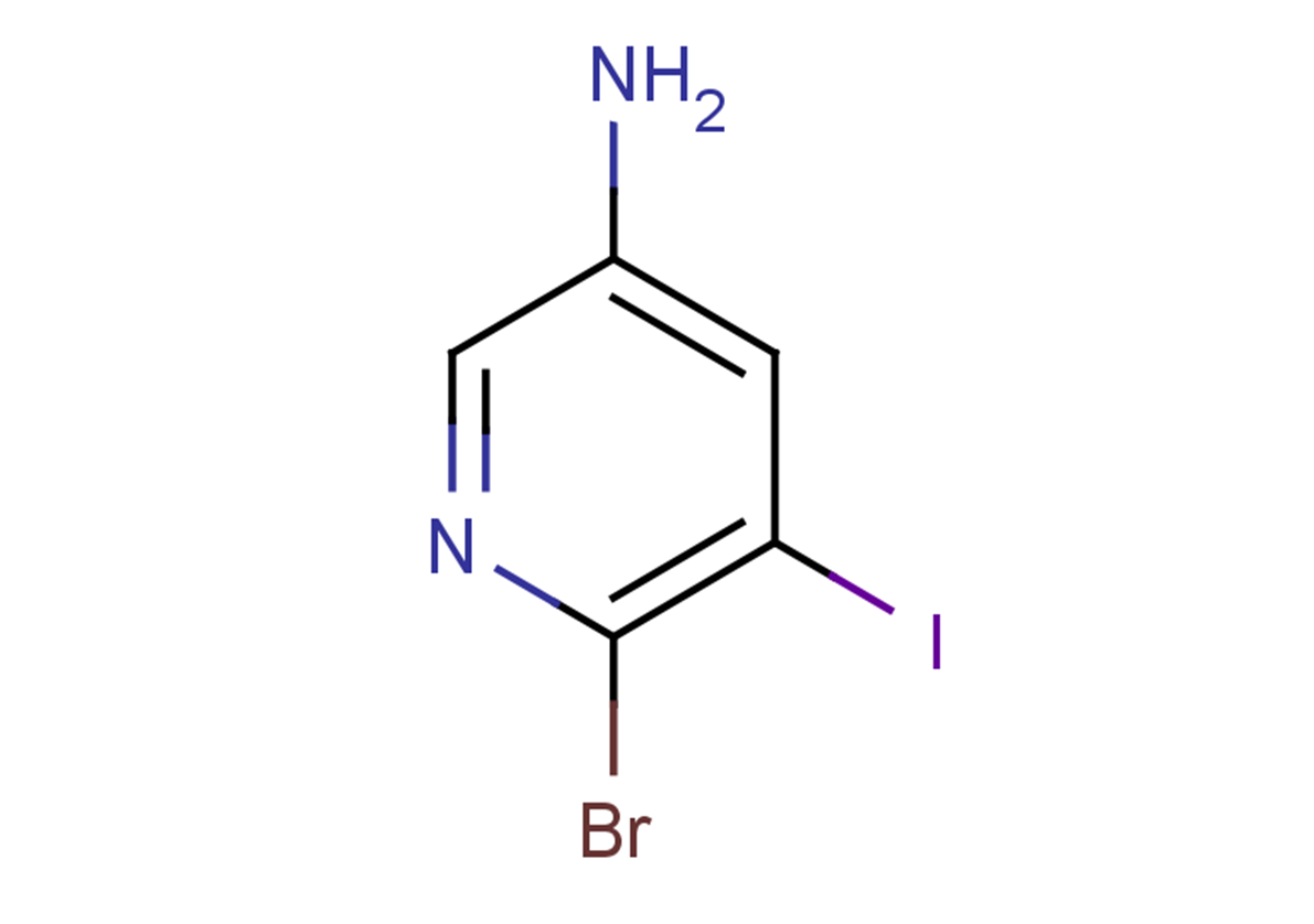 6-bromo-5-iodopyridin-3-amine