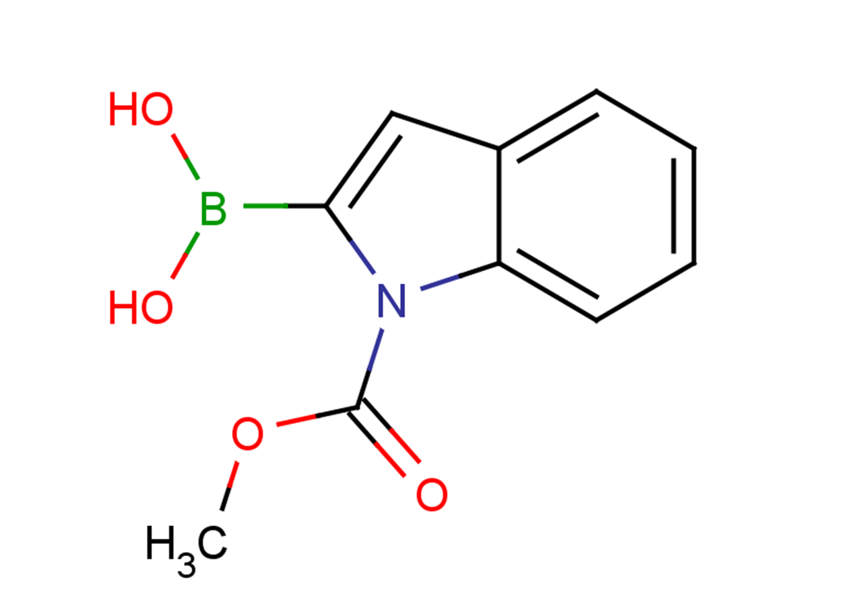 methyl 2-(dihydroxyboranyl)-1H-indole-1-carboxylate