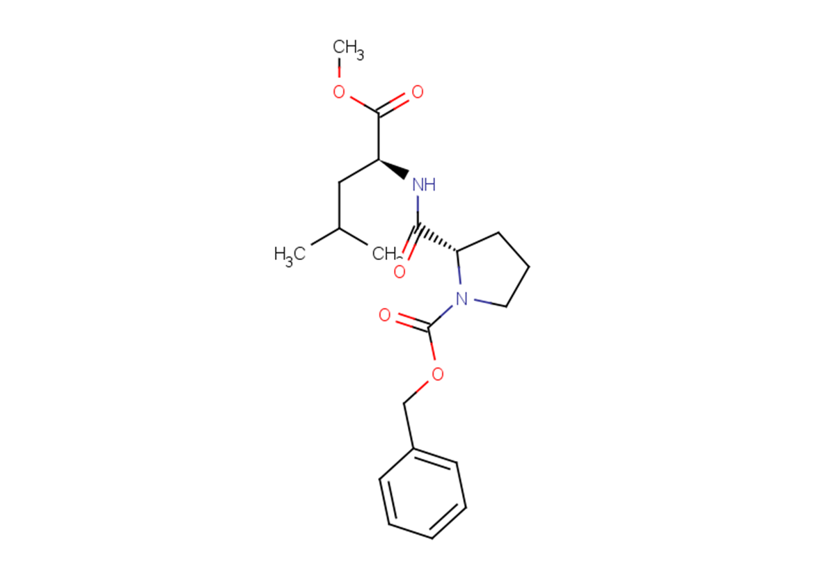 benzyl (2S)-2-{[(2S)-1-methoxy-4-methyl-1-oxopentan-2-yl]carbamoyl}pyrrolidine-1-carboxylate