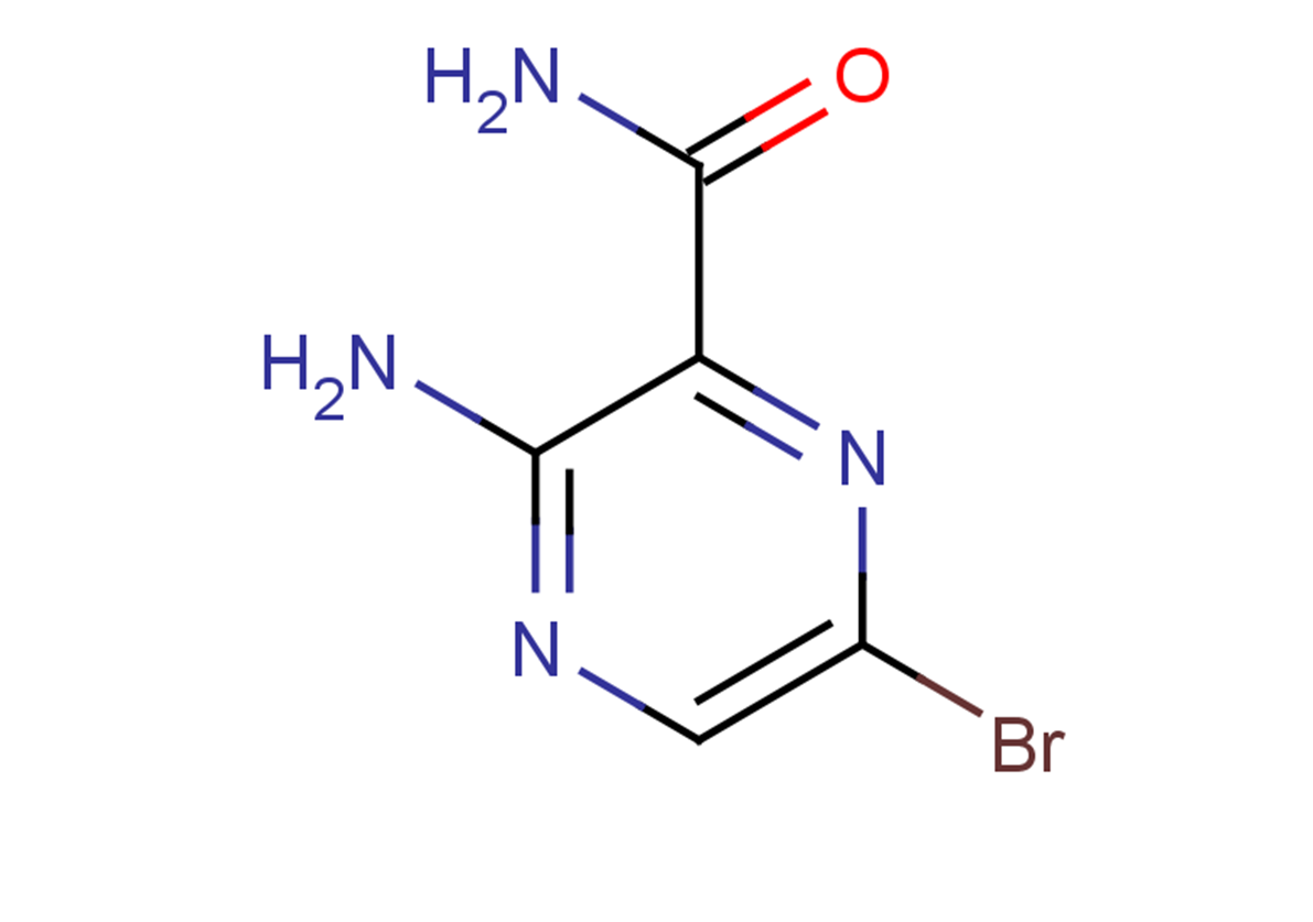 3-amino-6-bromopyrazine-2-carboxamide