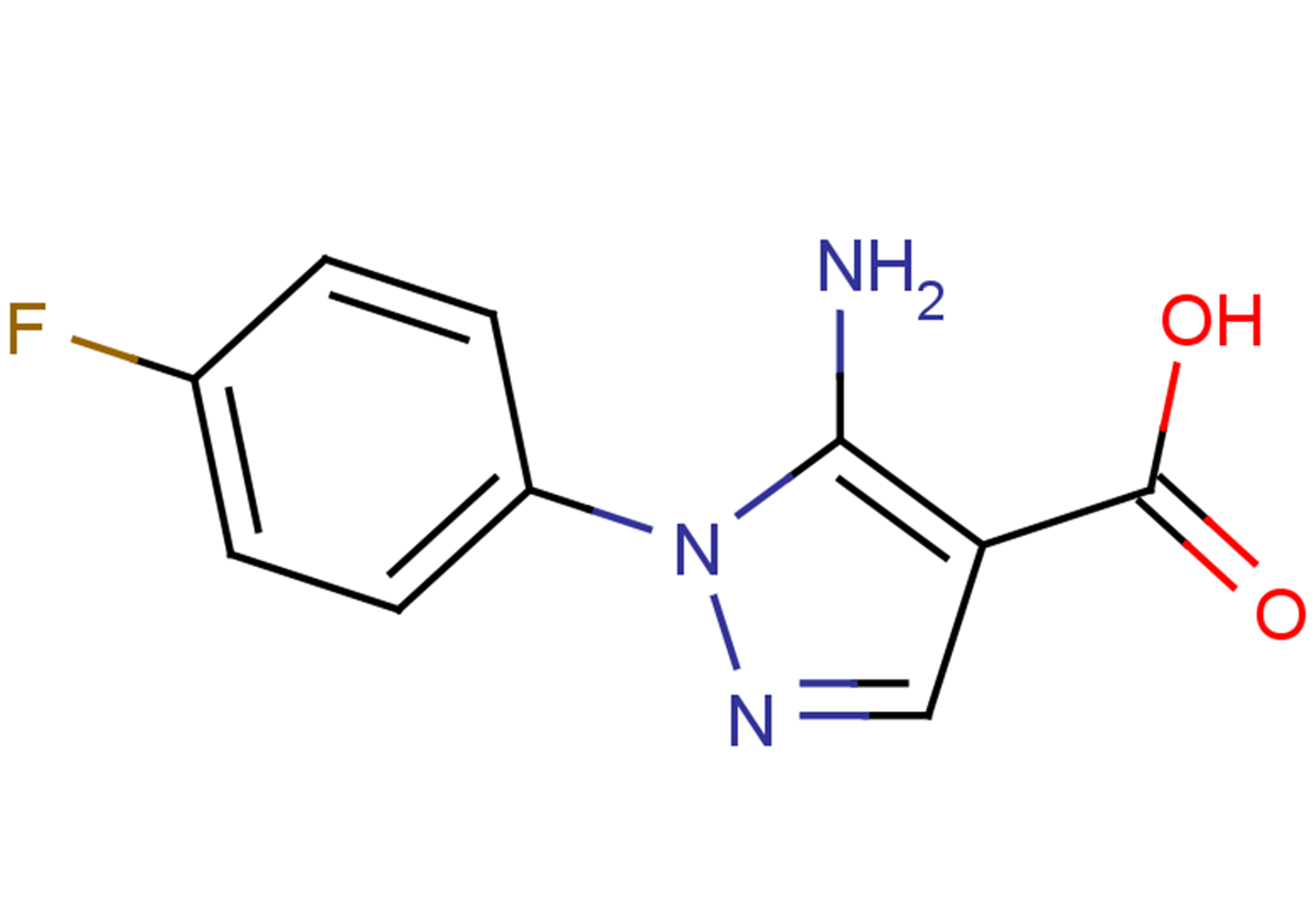 5-amino-1-(4-fluorophenyl)-1H-pyrazole-4-carboxylic acid