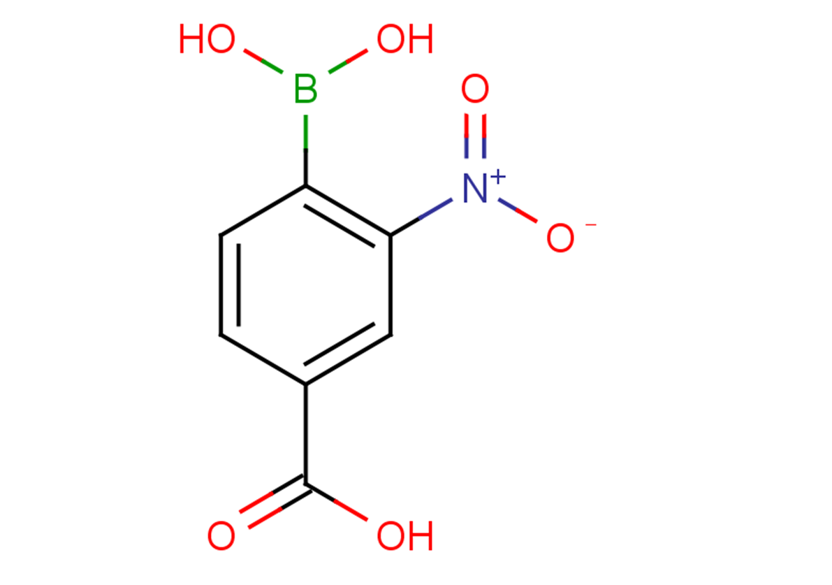 4-(dihydroxyboranyl)-3-nitrobenzoic acid
