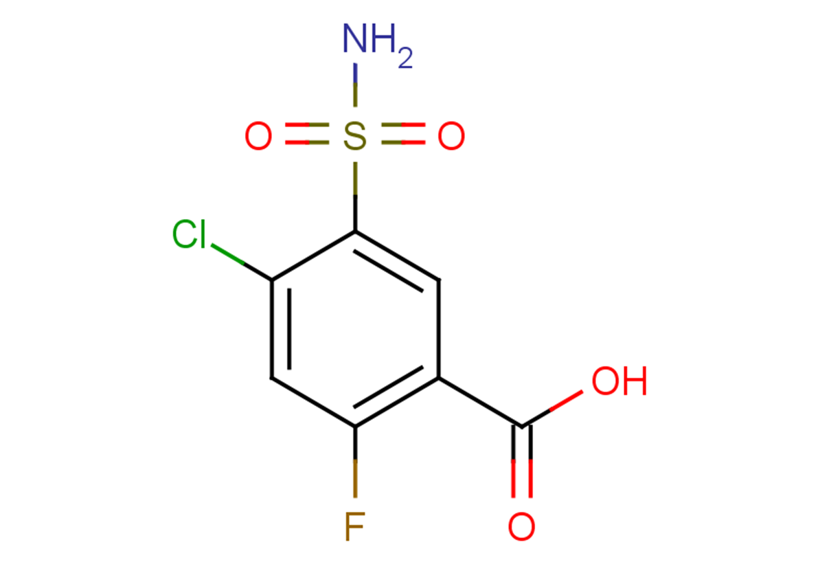 4-chloro-2-fluoro-5-sulfamoylbenzoic acid