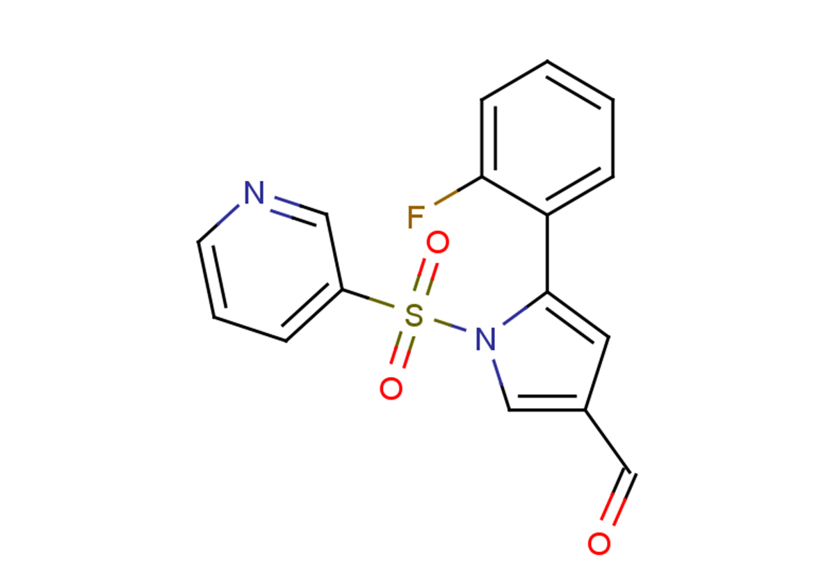 5-(2-fluorophenyl)-1-(pyridine-3-sulfonyl)-1H-pyrrole-3-carbaldehyde