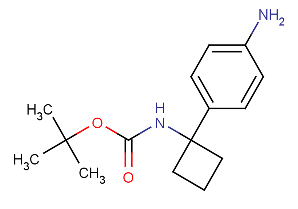 tert-butyl N-[1-(4-aminophenyl)cyclobutyl]carbamate