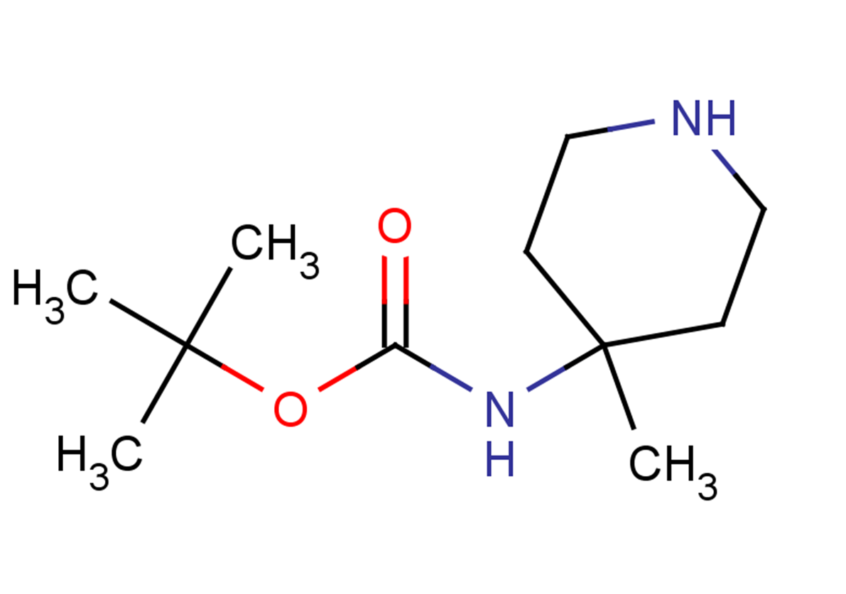 tert-butyl N-(4-methylpiperidin-4-yl)carbamate
