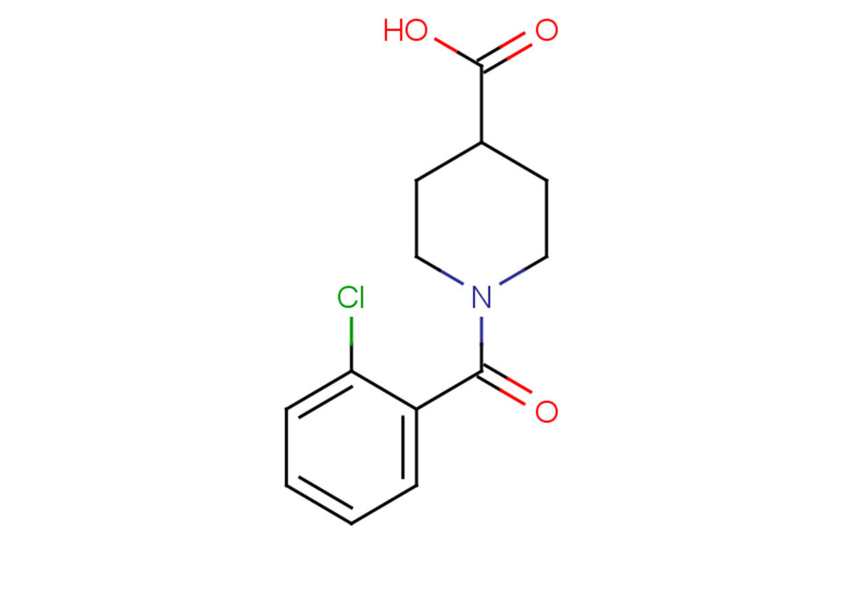 1-[(2-chlorophenyl)carbonyl]piperidine-4-carboxylic acid